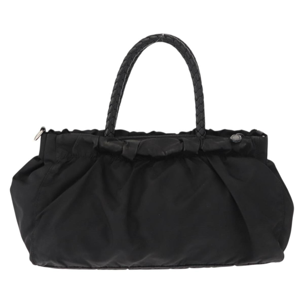 Prada Bow Convertible Tote Tessuto