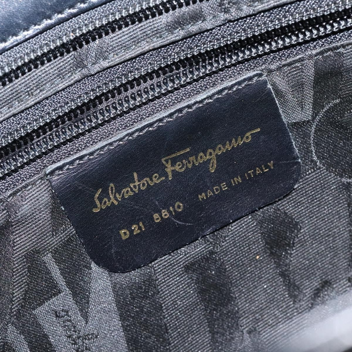 Salvatore Ferragamo Shoulder Bag Canvas