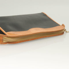 Christian Dior Vintage Zip Pochette Canvas and leather