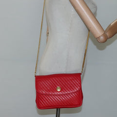 Celine Chain Shoulder Bag Leather