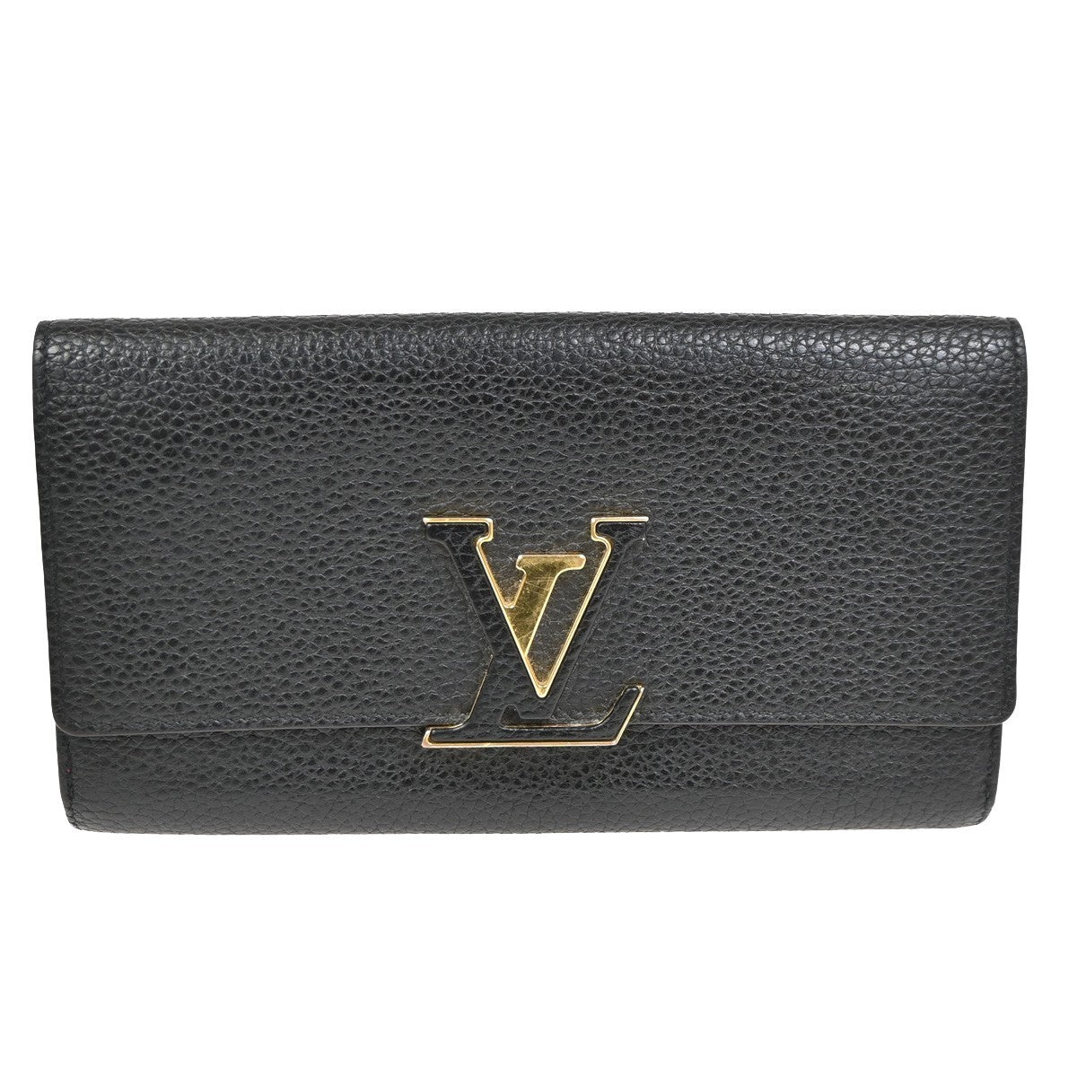 Louis Vuitton Capucines Long Wallet Leather