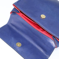 Celine Circle Logo Handbag Leather