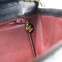 Chanel Vintage Chain Flap Bag Quilted Leather