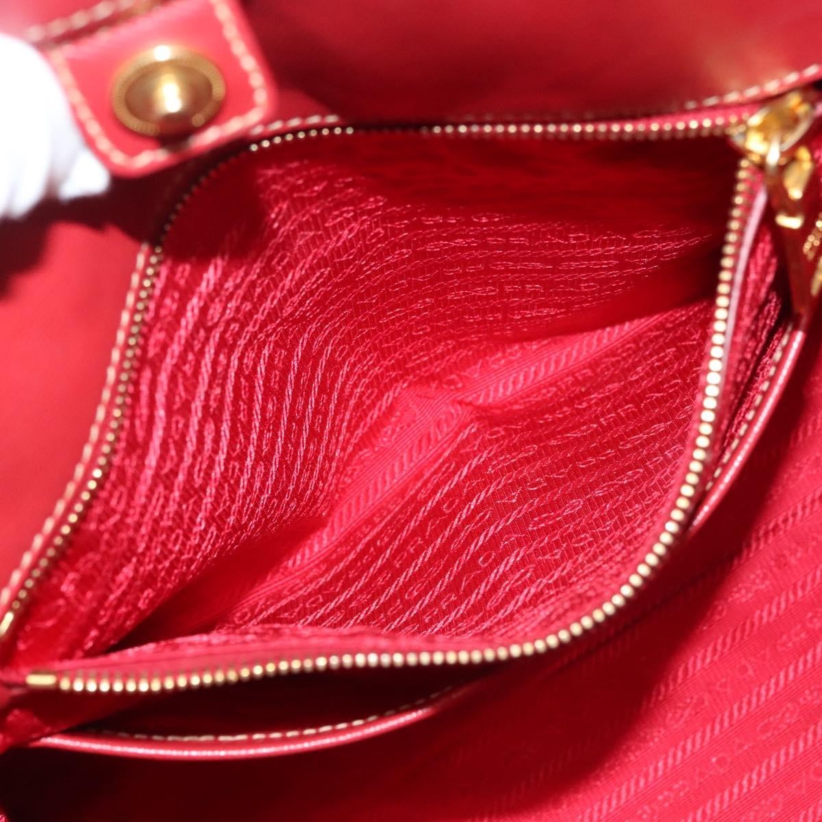 Prada Convertible Tote Canvas and Saffiano Leather