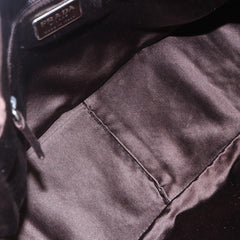 Prada Bowler Bag Canvas with Leather