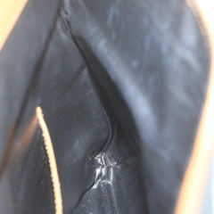 Celine Logo Triomphe Pouch Leather