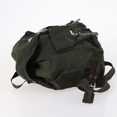 Prada Corsaire Backpack Embroidered Quilted Denim