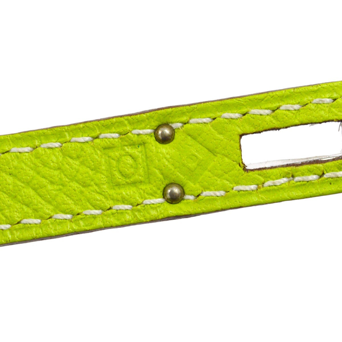 Hermes Kelly Mini II Bag Green Epsom with Palladium Hardware