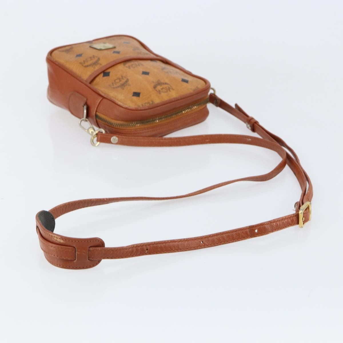 MCM Visetos Shoulder bag Canvas and Leather