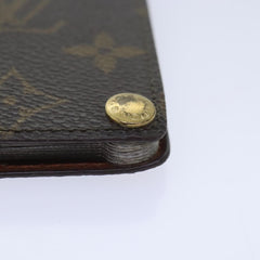 Louis Vuitton Porte Cartes Pression Card Case Monogram Canvas