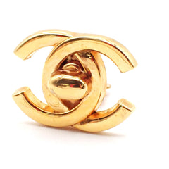 Chanel CC Turnlock Clip-On Earrings Metal