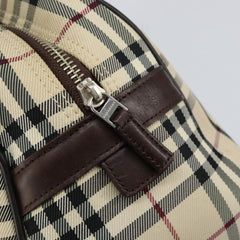 Burberry Nova Check Bowling Bag Canvas