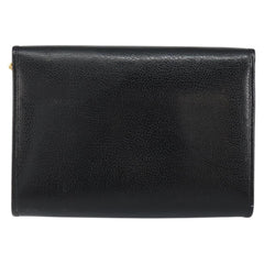 Christian Dior Vintage Chain Flap Shoulder Bag Leather