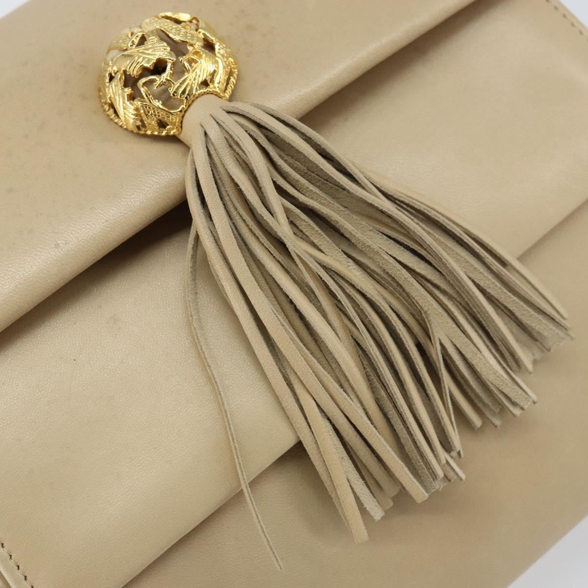 Salvatore Ferragamo Vintage Flap Shoulder Bag Leather