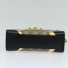Gucci Padlock Shoulder Bag GG Coated Canvas and Leather