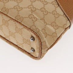 Gucci Vintage Ring Tote GG Canvas with Leather