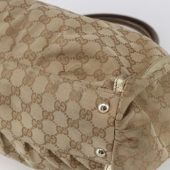 Gucci D-Ring Shoulder Bag GG Canvas