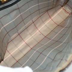 Burberry Zip Clutch Leather