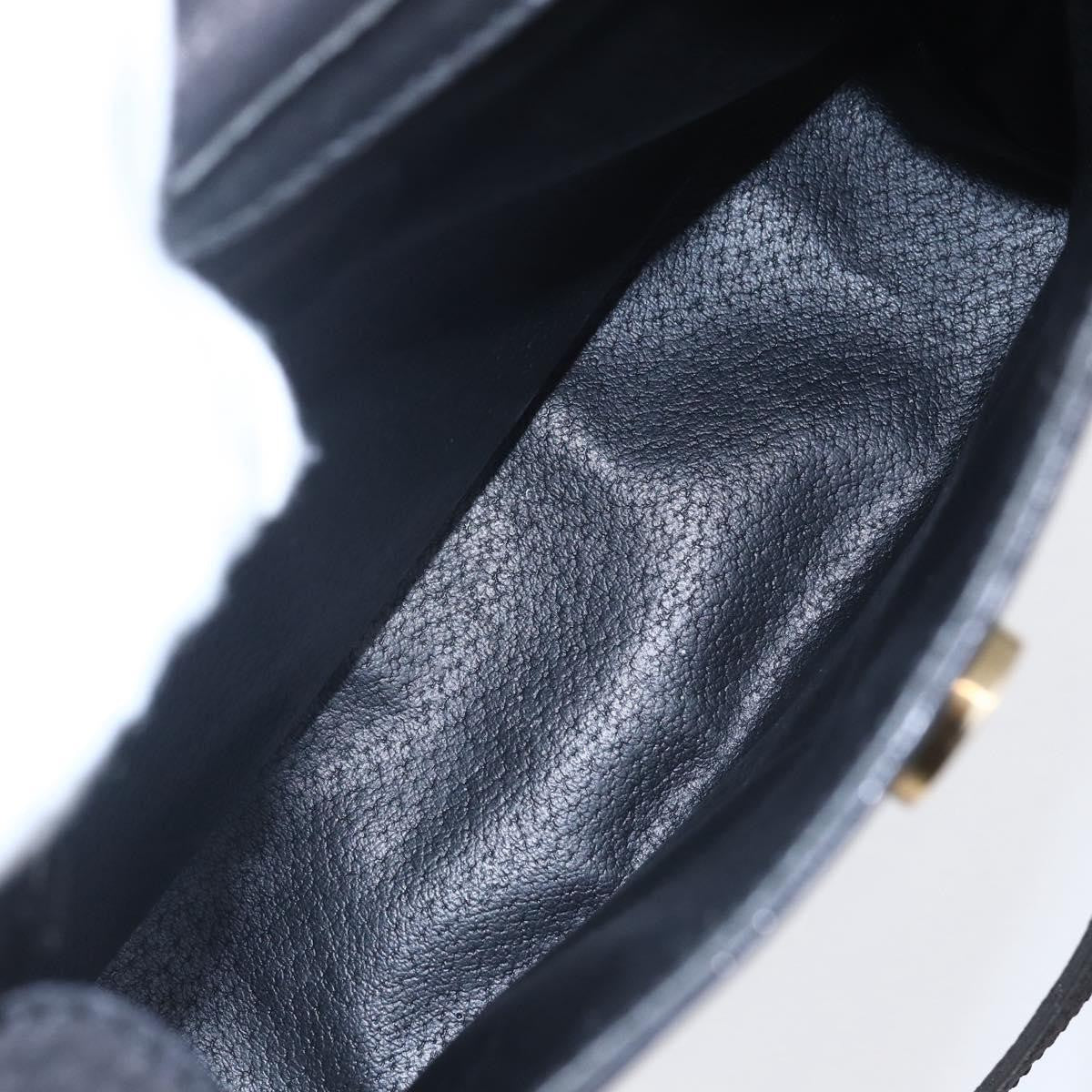 Celine Circle Logo Shoulder Bag Leather