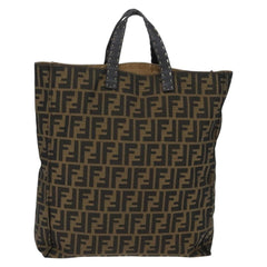 Fendi Open Shopping Tote Zucca Canvas
