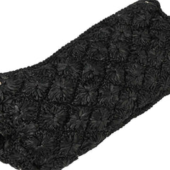 Prada Canapa Convertible Tote Raffia Crochet