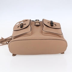 Gucci Vintage Bamboo Backpack Leather