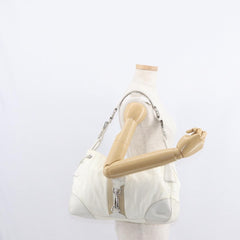 Prada Re-Edition 2002 Moon Handle Bag Re-Nylon and Leather