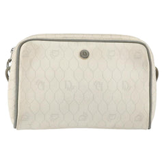 Christian Dior Vintage Honeycomb Shoulder Bag Canvas