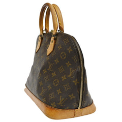 Louis Vuitton Alma Handbag Monogram Canvas