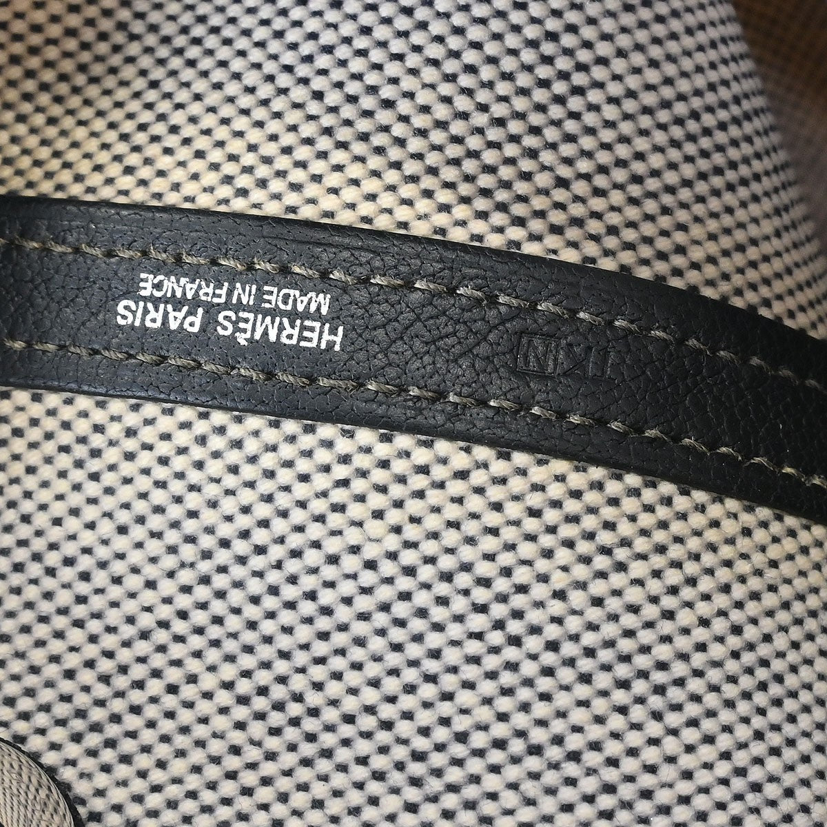 Hermes Garden Party Tote Canvas and Leather