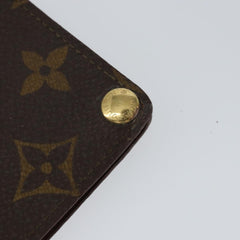 Louis Vuitton Porte Cartes Pression Card Case Monogram Canvas