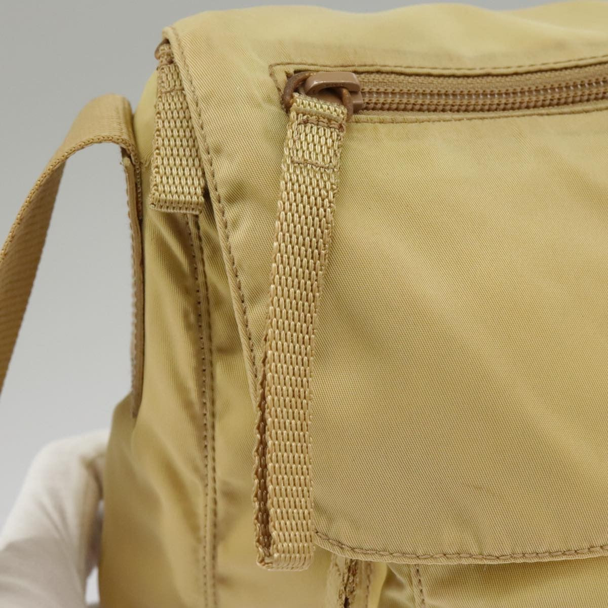 Prada Buckle Messenger Bag Tessuto