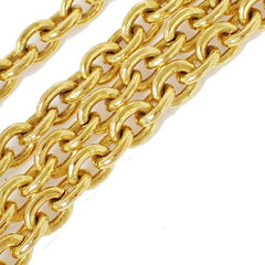 Chanel Vintage Triple CC Chain Necklace Metal