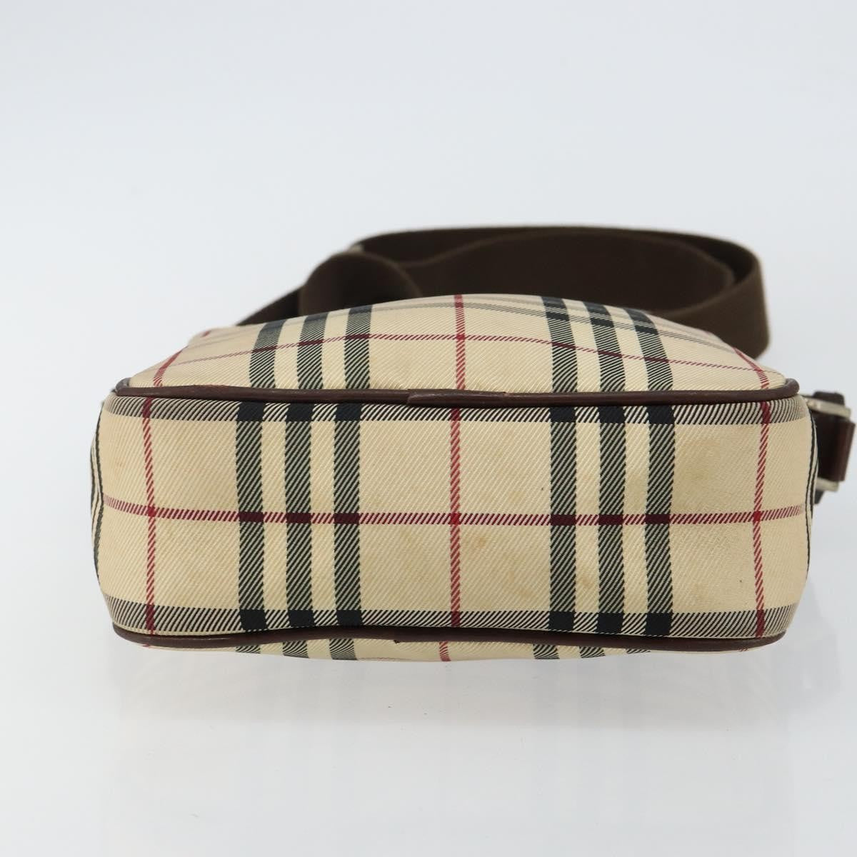 Burberry Zip Messenger Bag Nova check Canvas and Leather