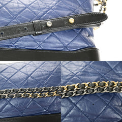 Chanel Gabrielle Hobo Quilted Goatskin and Patent