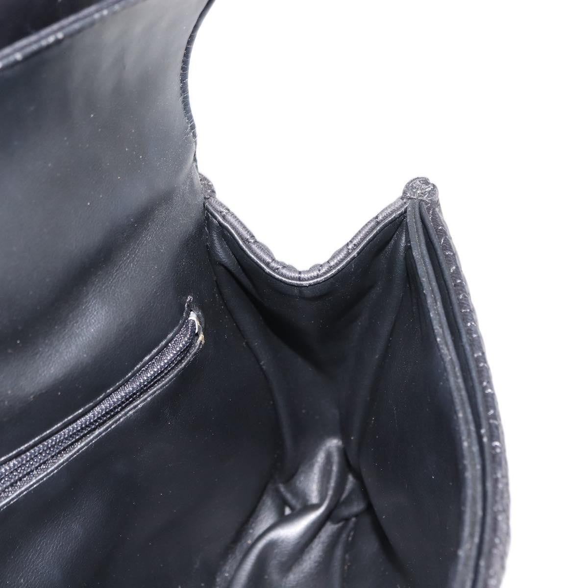 Bally Vintage Chain Shoulder Bag Quilted Leather