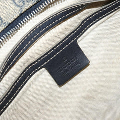 Gucci Zip Top Messenger Bag GG Coated Canvas