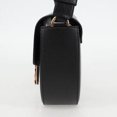 Versace Virtus Flap Messenger Bag Leather