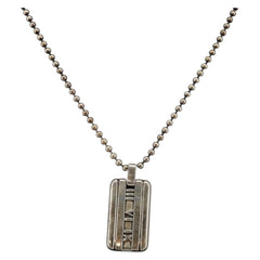 Tiffany & Co. Atlas Bar Pendant Necklace Silver 925