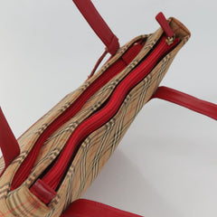 Burberry Nova Check Tote canvas check pattern