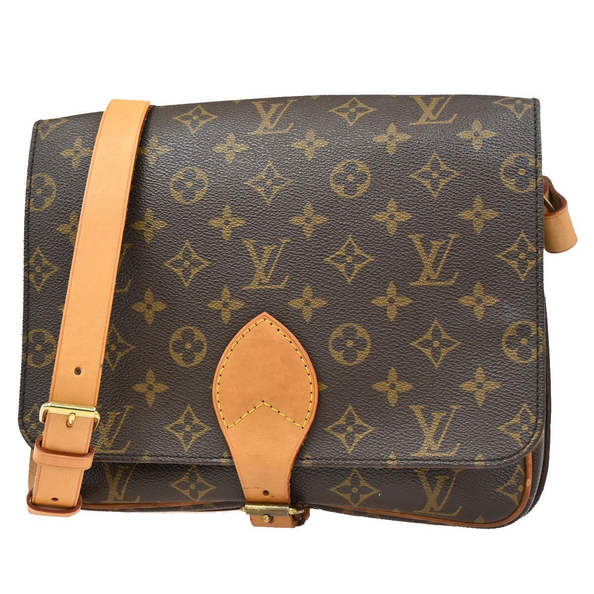 Louis Vuitton Cartouchiere Handbag Monogram Canvas