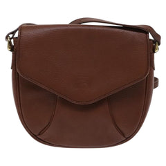 Burberry Flap Shoulder Bag Leather