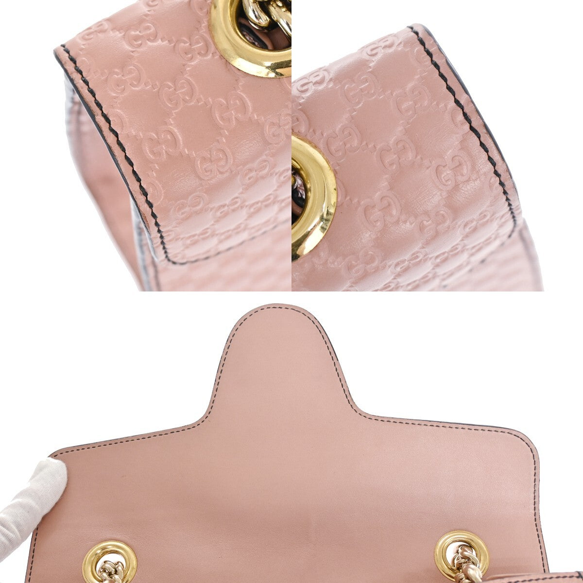 Gucci Emily Chain Flap Bag Microguccissima Leather