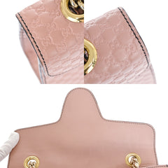 Gucci Emily Chain Flap Bag Microguccissima Leather