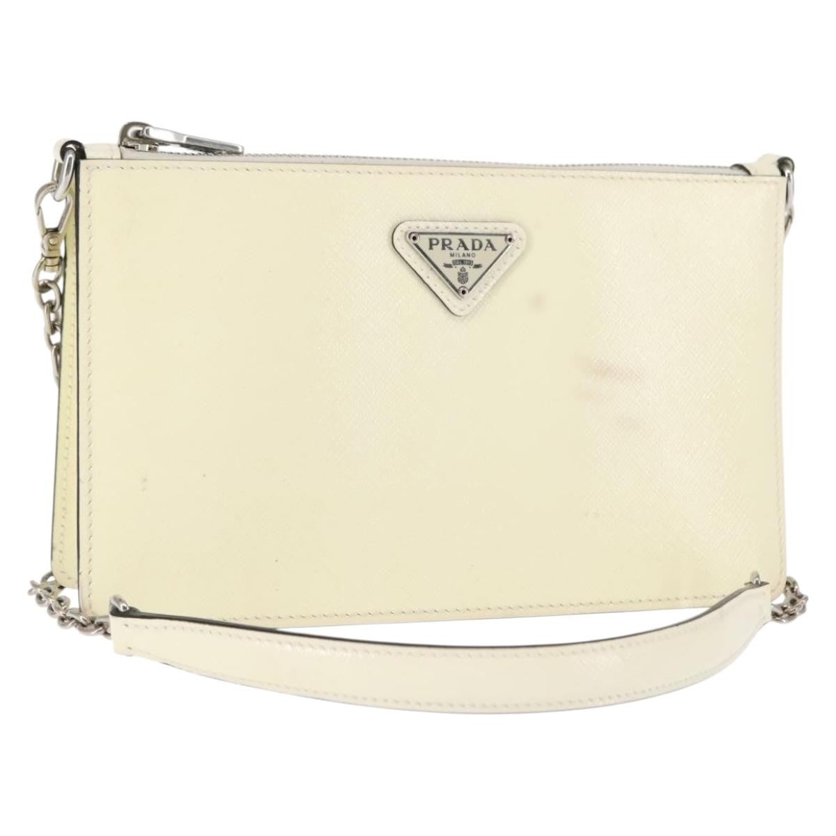 Prada Chain Crossbody Bag Vernice Saffiano Leather