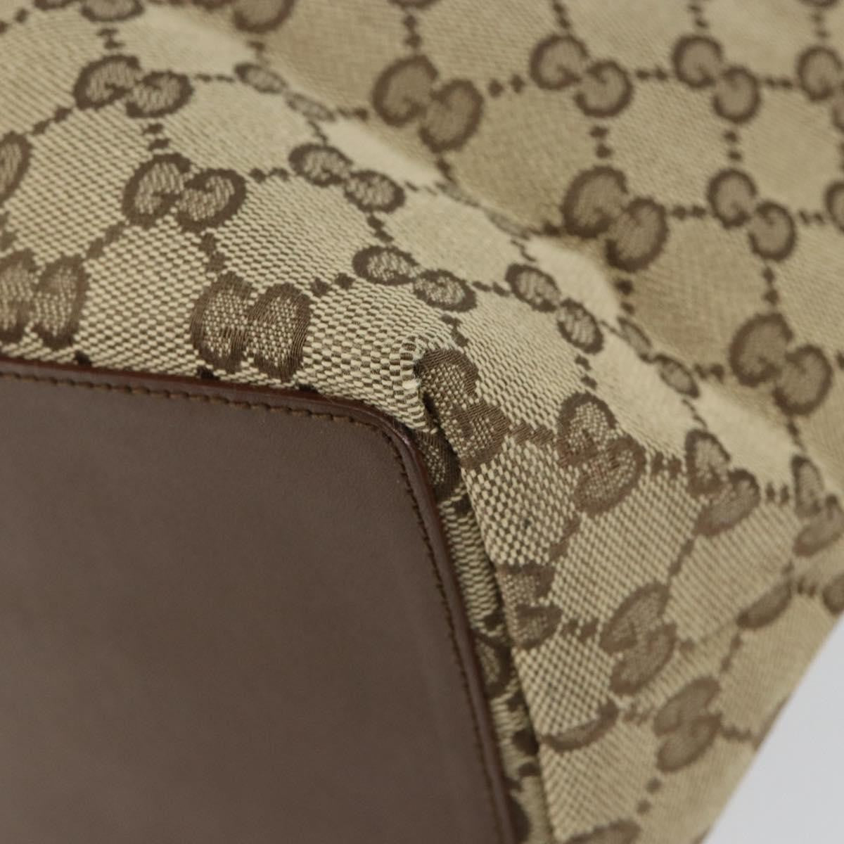 Gucci Vintage Bucket Shopping Tote GG Canvas