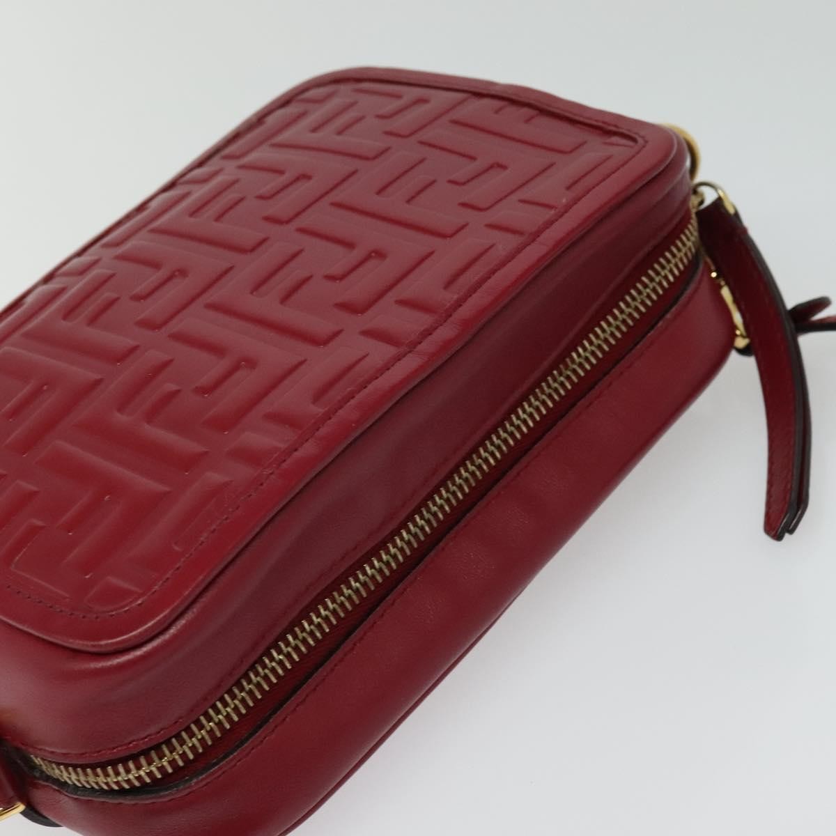 Fendi Camera Bag Zucca Embossed Leather