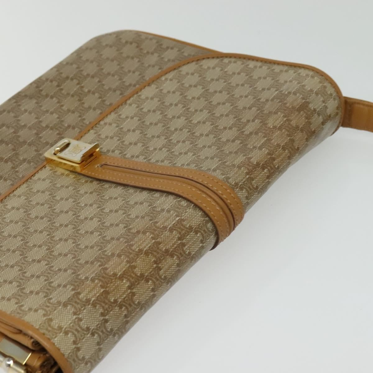 Celine Macadam Shoulder Bag PVC Leather