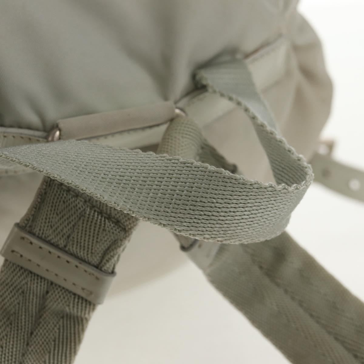 Prada Double Pocket Backpack Chain Shoulder Bag Re-Nylon