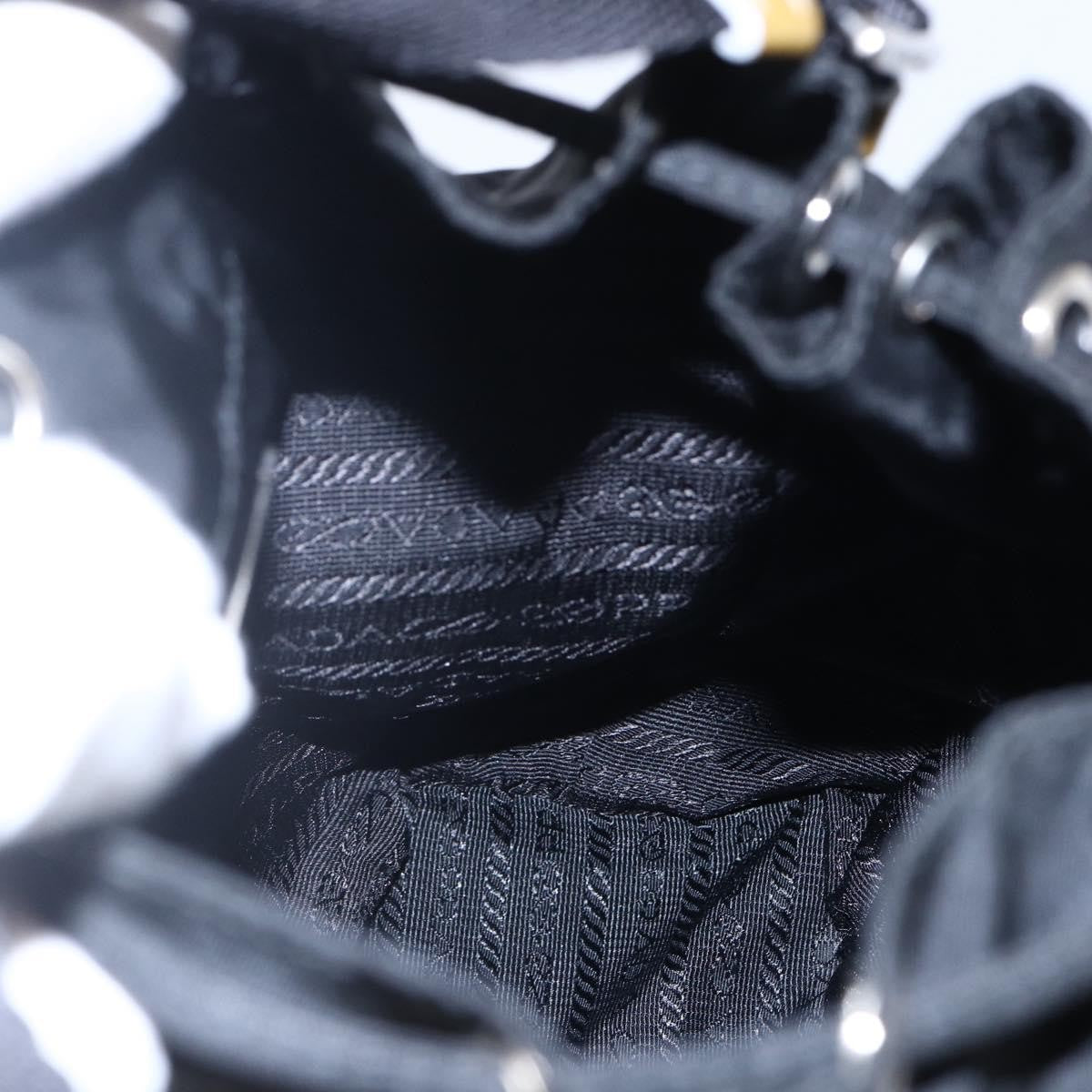 Prada Duet Drawstring Bucket Bag Tessuto